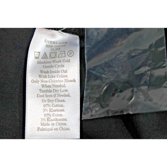 Everlane Slim Chino Pants Mens size 40X32 Black Straight Leg - Picture 8 of 9